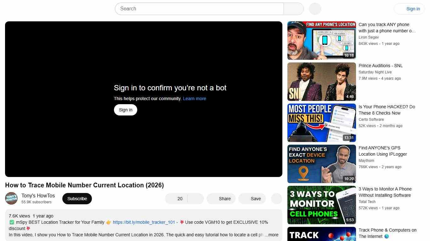 How to Trace Mobile Number Current Location (2026) - YouTube